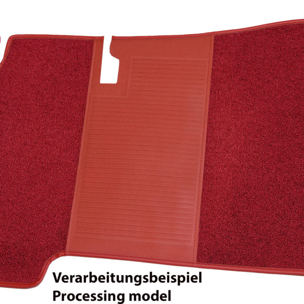 Heel protection elements for Mercedes-Benz floor mats
